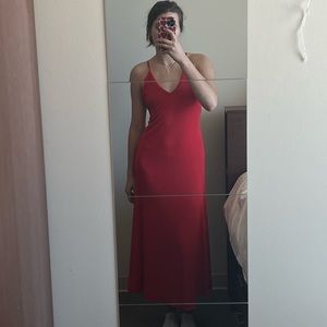 Red Zara dress